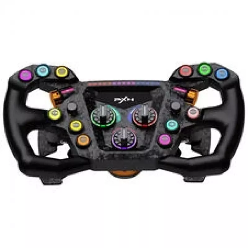 PXN GT ONE Lenkrad mit 3-Pedal-Set und 6+1 Schaltknüppel für PC, PS3, PS4, Xbox One, Xbox Series X/S, Switch