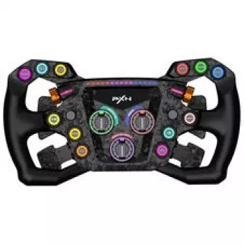 PXN GT ONE Lenkrad mit 3-Pedal-Set und 6+1 Schaltknüppel für PC, PS3, PS4, Xbox One, Xbox Series X/S, Switch