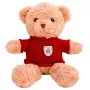 LEAN TOYS Plüsch-Maskottchen Kuscheltier Teddybär Beiger Roter Pullover 40cm