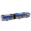 LEAN TOYS RC Polizei-Gelenkbus mit Fernsteuerung und Lichtern, Grau 1:32