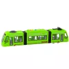 LEAN TOYS City Metro Straßenbahn mit Türen, Licht und Sound, Grün 1:16