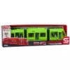LEAN TOYS City Metro Straßenbahn mit Türen, Licht und Sound, Grün 1:16