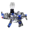 LEAN TOYS Elektrischer Gel-Ball-Blaster Graffiti Weiß Blau