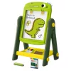 LEAN TOYS Doppelseitige magnetische Whiteboard-Tafel Dinosaurier Grün mit Zubehör