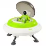 LEAN TOYS UFO-Raumschiff mit Astronautenfigur, Lichtern und Geräuschen, Grün