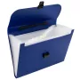 LEAN Akkordeon-Organizer für Dokumente, 13 Fächer, Blau, A4