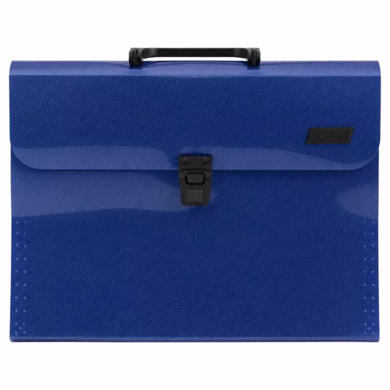 LEAN Akkordeon-Organizer für Dokumente, 13 Fächer, Blau, A4