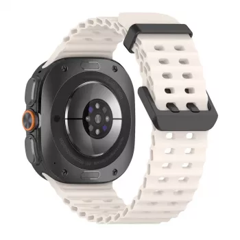 Tech-Protect Iconband Pro Armband für Samsung Galaxy Watch Ultra 1/2 47mm Starlight Fluorelastomer Sportband