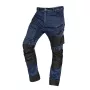 NEO TOOLS DENIM Arbeitshose mit Oxford-Verstärkungen, Marineblau, Größe M