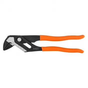 NEO TOOLS Rollgabelschlüssel 10 Zoll (250 mm) Chrom-Vanadium-Stahl, maximale Maulöffnung 30 mm, DIN 3117, metrische Skala, Aufhängeloch