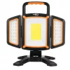 NEO TOOLS 99-125 Wiederaufladbare COB LED Arbeitsleuchte 2000lm, 20W, 6500K Kaltweiß, 4400mAh Li-Ion, USB-C, Magnetfuß, IP44
