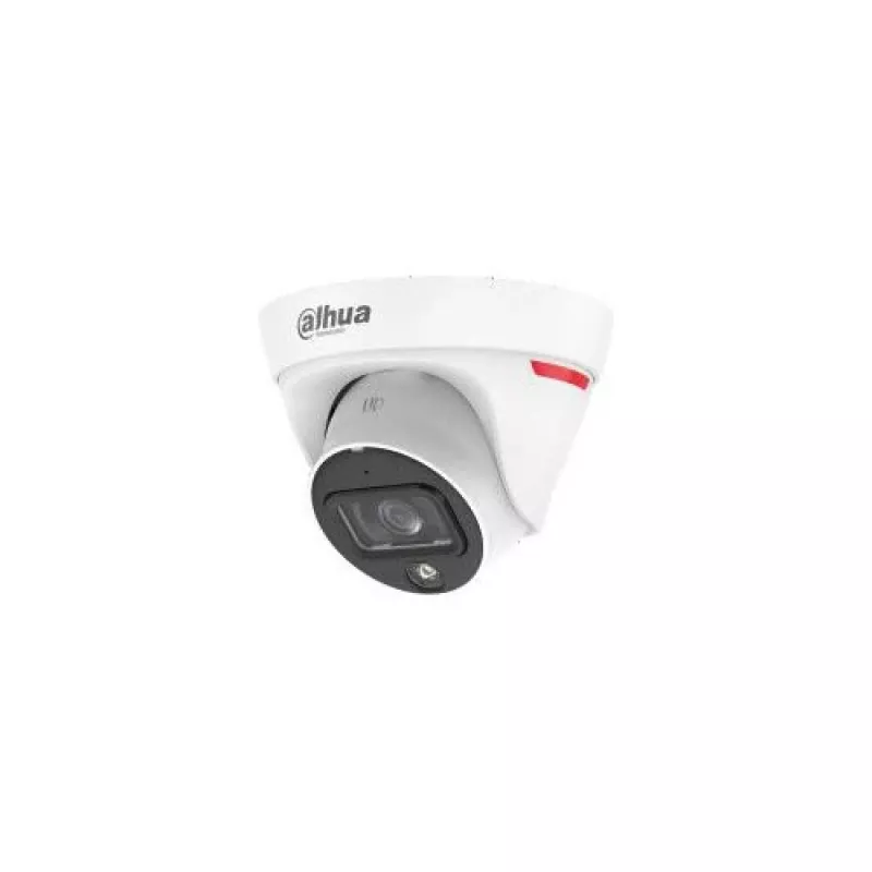 Dahua IPC-HDW1439T1-A-LED-0280B-PRO 4MP Full-Colour Warm LED Turret Netzwerkkamera mit eingebautem Mikrofon, 2,8mm Festbrennweite, IP67, PoE