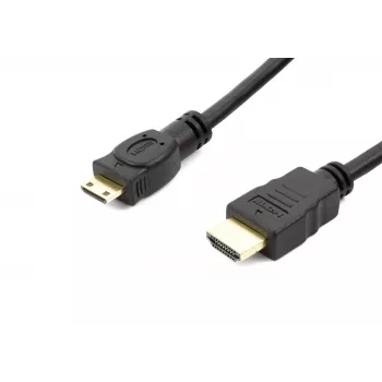 Accura HDMI auf Mini HDMI Kabel 1,8m 4K High Speed mit Ethernet Schwarz