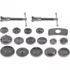 NEO TOOLS 18-teiliges manuelles Bremskolben-Rückstellwerkzeug-Set mit Koffer