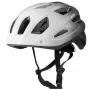 Vayox Active Fahrradhelm mit LED-Licht, Weiß-Schwarz, Größe M (54-58 cm)