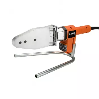 NEO TOOLS 900W Kunststoffrohr-Schweißgerät mit 6 Matrizengrößen (20-63mm) für PPR-, PE-, PB-Rohre, 0-300°C einstellbare Temperatur, antihaftbeschichtete PTFE-Matrizen, inklusive Metallkoffer