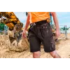 NEO TOOLS HD Arbeits-Shorts mit abnehmbaren Taschen, Größe LD/54, Ebony