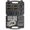 NEO TOOLS TOP-11-263 Common Rail Injektor Leckage-Tester-Set für Dieselmotoren, 6-Zylinder-Diagnose-Set mit Adaptern und Koffer