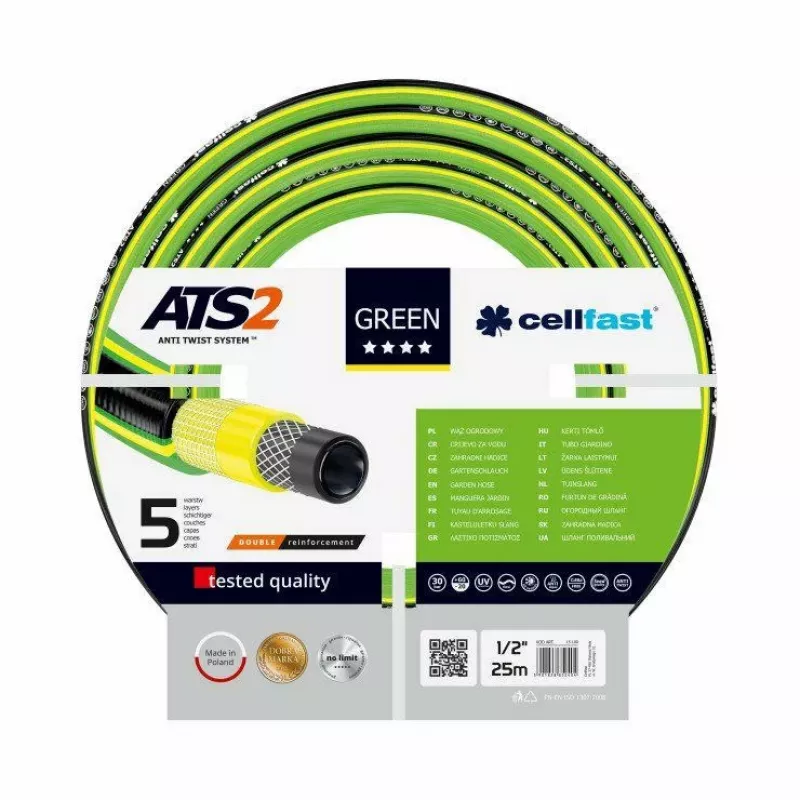 CELLFAST C. Snake OG Green ATS 3/4 inch 20m Gartenschlauch