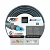 CELLFAST HOBBY ATS 1 Gartenschlauch 10 m – 1/2 Zoll 3-lagig Anti-Twist PVC, Berstdruck 20 bar, UV- & Algenresistent, Grün/Gelb