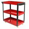 SILVER Werkstattwagen 3 Ebenen, Stahl, 105 kg Tragfähigkeit, 700x350x700 mm