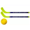 LEAN TOYS Floorball-Set mit 2 Hockeyschlägern und Ball, 82 cm, Rot/Blau, für Kinder ab 6 Jahren