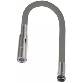 DEANTE Luno Ersatz-Auslauf für Küchenarmaturen - Chrom Messing, schwenkbar, 200 mm Reichweite