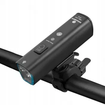 ROCKBROS V9M-1000 1000 Lumen USB-C wiederaufladbares Frontfahrradlicht - Schwarz