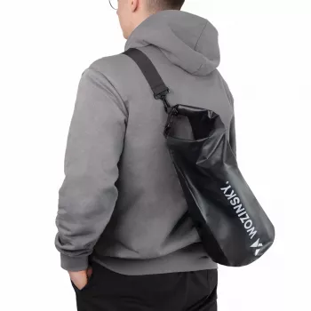 Wozinsky WWK-10 Wasserdichter Trockenbeutel für Kajak und SUP, 10 L, Schwarz