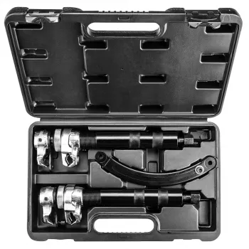 NEO TOOLS TOP-11-796 Schraubenfeder-Spanner-Set, 2-teilig, 370 mm, 1200 kg Kapazität, geschmiedete Haken, Schwarzoxid