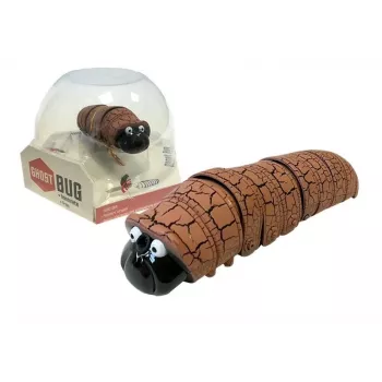 LEAN TOYS Infrarot-Raupe vermeidet Hindernisse Braun
