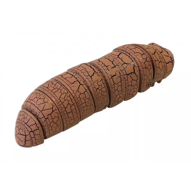 LEAN TOYS Infrarot-Raupe vermeidet Hindernisse Braun