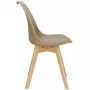NO NAME ESSZIMMERSTUHL BEIGE DC0019 47X41X82