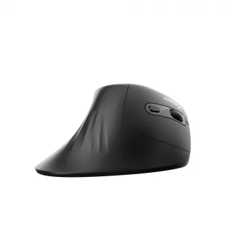 WOZINSKY WWM-1076 Ergonomische vertikale kabellose Maus, 3600 DPI, Schwarz