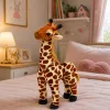 LEAN TOYS Plüsch-Giraffe Kuscheltier 30 cm
