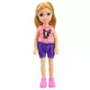LEAN TOYS Eiswagen-Spielset für Puppen, faltbar, rosa, 33 Teile