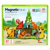 LEAN TOYS Magnetische Bausteine Wilde Tiere Dschungel ZOO 27 Teile