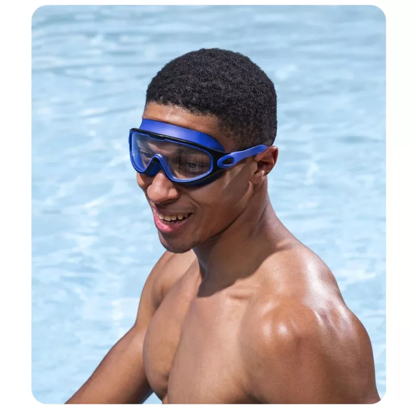 Bestway 21194 Verstellbare Schwimmbrille Schwarz und Blau