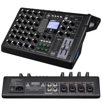 DNA MIX-EFF 6 Analoger 6-Kanal-Audio-Mixer mit DSP-Effekten und USB