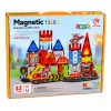 LEAN TOYS Magnetische Bausteine Feuerwache 42 Teile