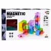 LEAN TOYS Magnetische Bausteine Würfel Kugelbahn Bunt 28 Stück