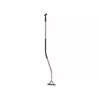 Fiskars Xact Hand-Unkrautstecher mit abgewinkeltem ergonomischem Griff, Edelstahlklinge, Schwarz/Orange