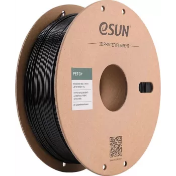 ESUN PETG+ 1,75 mm schwarz 1 kg Papierrolle Filament