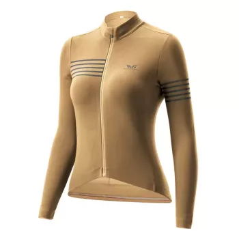 ROCKBROS Damen Langarm Thermo-Radtrikot YPW065 TVI Herbst/Winter Gelb Größe S