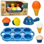 LEAN TOYS Ökofreundliches Holz-Eiscreme-Macher-Set für Kinder 26 Teile