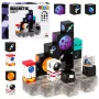 LEAN TOYS Magnetbausteine-Set 50 Teile 3D-Würfel Pixel Baukasten