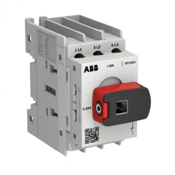 ABB OT Plus OT25G1-3MS25 A Lasttrennschalter, Rahmen G1, 3-polig, mit Handgriff