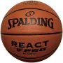 Spalding React TF-250 FIBA-zugelassener Basketball, Größe 7, Performance-Kompositleder, Indoor/Outdoor