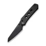 CIVIVI Vision FG G10 All Black Klappmesser, Nitro-V Klinge, Superlock, Snecx Tan Design