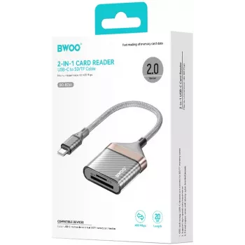 BWOO USB-C 2-in-1 SD/TF-Kartenleser (BO-BZ64)